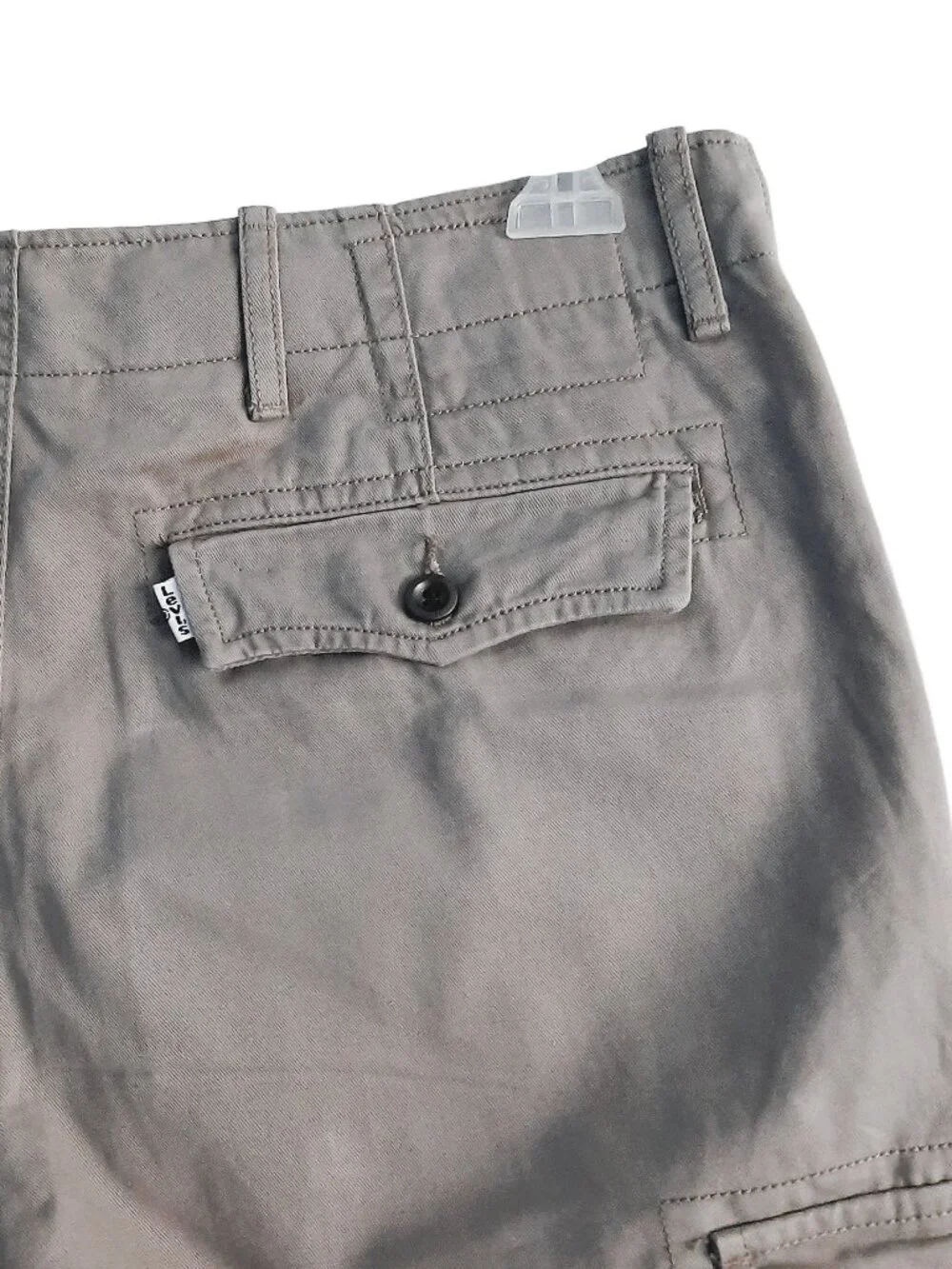 Men Levis Khaki Cargo Shorts- Size 34
